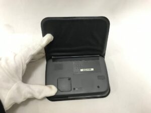 SHARP電子メモ電卓 PA-710の背面とカバー部分