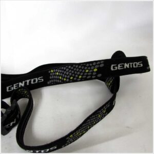 GENTOSロゴ入りヘッドバンド部分